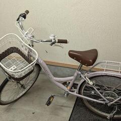 女の子用22インチ自転車