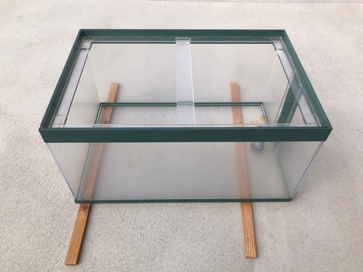 90 cm×60cm水槽（オーバーフロー）と水槽台セット