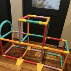 ジャングルジム　ベビージム　室内で使用