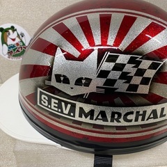 🏍 【バイク用品】マーシャル コルク半 旭日旗【バイクパーツ高価買取アールワン田川】の画像
