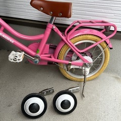 【取引終了】子ども用自転車14インチ⭐︎補助輪付き⭐︎ピンク の画像