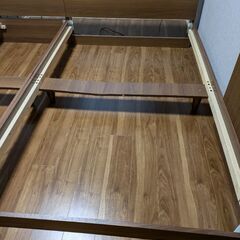 木製ベッドフレーム　セミダブル