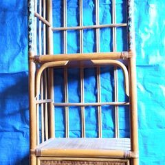 お話し中　ラタン家具　ハイチェスト　収納棚　3段引き出し　中古