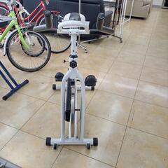 ★ジモティ割あり★  エアロバイク ホワイト H110×D105...