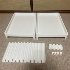 ランドリーラック　洗濯機横ラックの画像