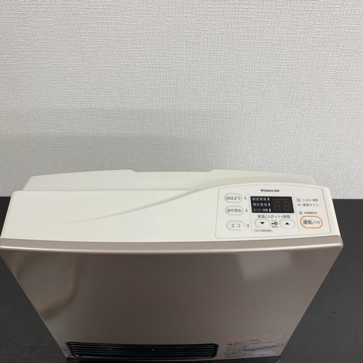 【ご来店限定】＊ リンナイ  都市ガスファンヒーター 2019年製＊1026-1