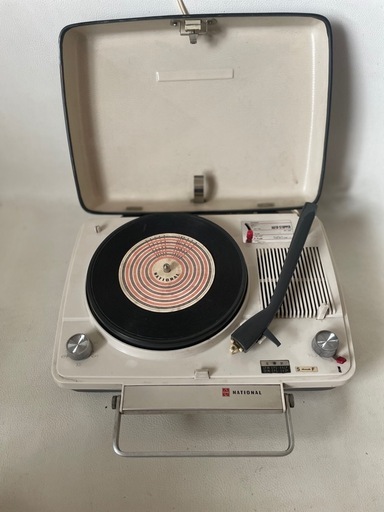 National ナショナル 真空管式ポータブルレコードプレーヤー SF-360 携帯用レコードプレーヤー 動作NG 中古品