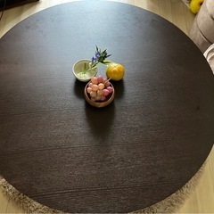 和モダン120cm丸テーブル　ちゃぶ台　座卓