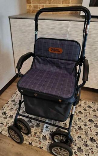 シルバーカー　歩行器　美品　説明書付き