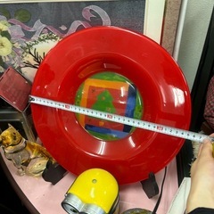 Dibbern グリーンガラス クリスマスプレート の画像