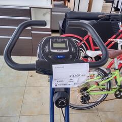 ★ジモティ割あり★ ALINCO エアロバイク ブルー H112×D84×W46 クリーニング済み OJ6361の画像