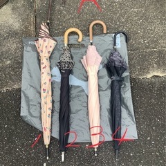 ☺️傘　表示価格はＢ　長傘　残りはB5本とC4本のみ