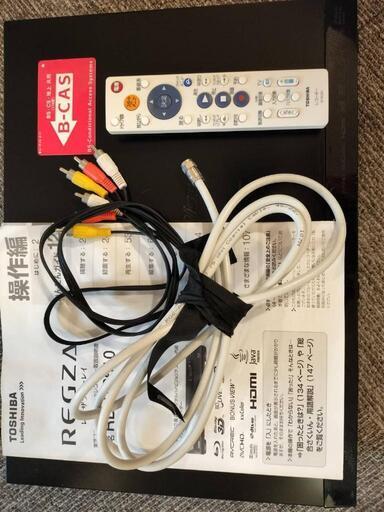 REGZA　\nレグザブルーレイ　\nRD-BR610