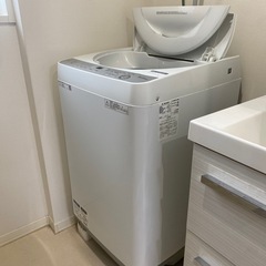 縦型洗濯機　SHARPの画像