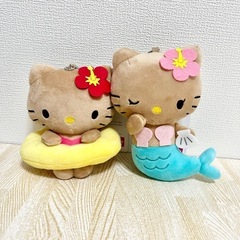 アベイル ハローキティ マスコットチャーム 日焼け うきわ 人魚...