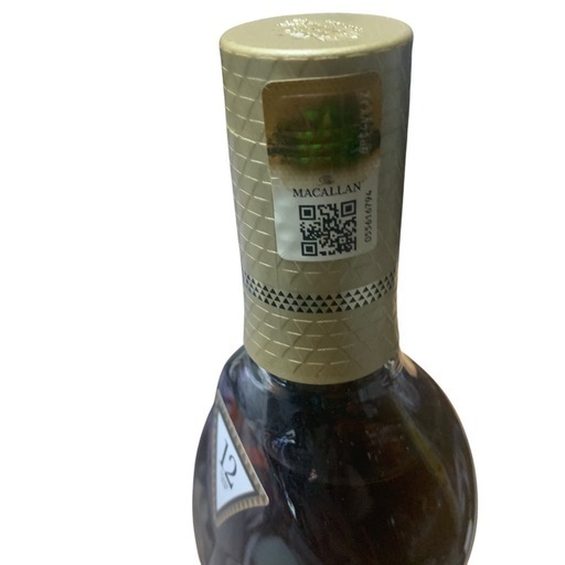 【新品】MACALLAN シングルモルト ウイスキー ザ マッカラン 12年 700ml ギフトBOX入り シェリーオーク 未開栓