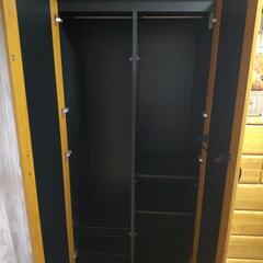 ミラー付きクローゼット ワードローブ 洋服箪笥