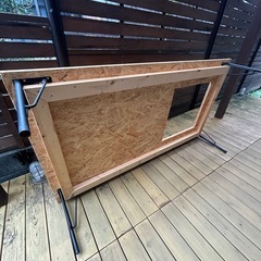 手作り　アラジンストーブ　囲炉裏テーブルの画像