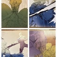 【激レア】Fate/Zero 令呪特殊加工 A3サイズポスター7枚セットの画像