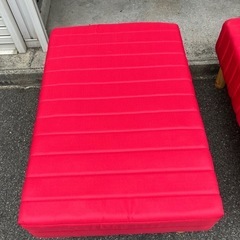 脚付マットレス 改良 分割タイプ 2：1 ボンネルコイル セミシングル脚付きの画像