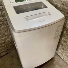 大阪送料無料★3か月保障付き★洗濯機★2017年★パナソニック★8kg★NA-JFA802S-W★S-595