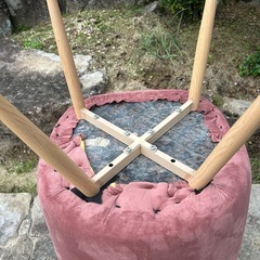 チェアー2脚　ピンクの画像