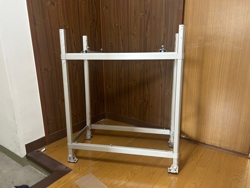 エアコン室外ユニット用据付架台 平地・二段置用