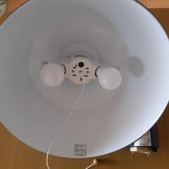 【ニトリ】2灯ペンダントライトビレル-ブラック　LED電球付きの画像