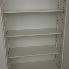 日本製 生興 両開き　書庫 スチール戸 生興　W880×D400×H1850(mm)　棚板4枚付き　キャビネット　オフィス収納　書類収納　車上渡し　ANW-36H 札幌の画像