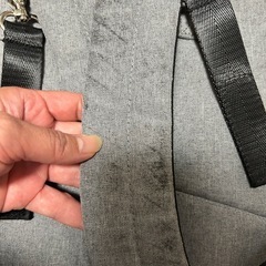 【新品未使用】ママバック　マザーズバッグ　ライトグレー　42×32×21㌢の画像