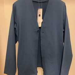 CLOSSHI Biz  カーディガン M ノーカラー ジャケッ...