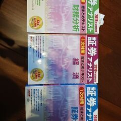 証券アナリスト試験対策参考書(2018年試験対策)の3冊セット