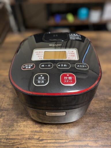 ジャー炊飯器 SHARP 2012年製 KS-K500-R