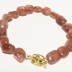 サンストーン　ブレスレットの画像