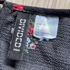 差し上げます◇H&M ワンピース L ブラックの画像
