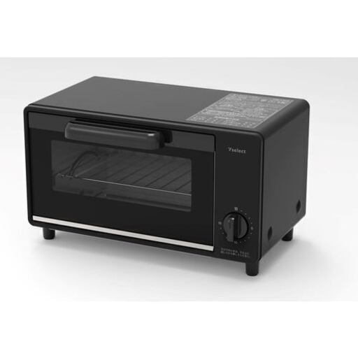品質保証☆配達有り2800円(税別）未使用 ヤマダセレクト オーブントースター ブラック