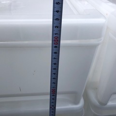 ホワイト 収納ケース 2セットの画像