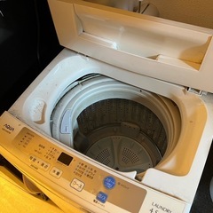 無料でお譲りします！洗濯機　ハイアールアジア　AQUAの画像