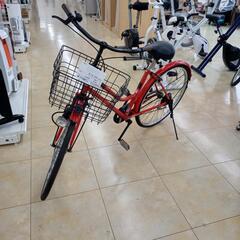 ★ジモティ割あり★  自転車 ２6インチ レッド クリーニング済...