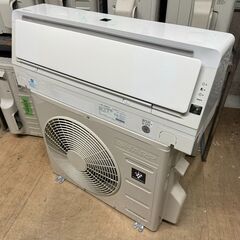 K05673　中古エアコン シャープ   2018年製 主に6畳用 冷房能力 2.2KW / 暖房能力 2.5KW