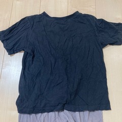 Tシャツ　ズボン　鬼滅の刃　GU 150 こども服の画像