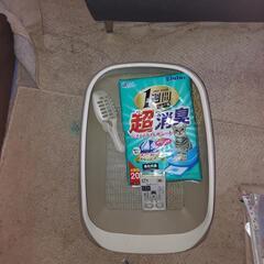 猫トイレ、ゲージ一式