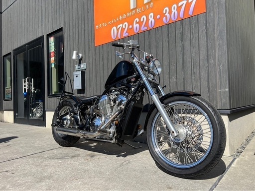 ★80万円　スティード400 フルカスタム！ホンダ　　アメリカン　スティード　NC26 セル1 実働車