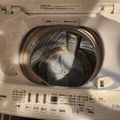 決定いたしました Hisense 洗濯機 5.5kgの画像