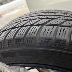 ブラックホイール　17インチ　スタッドレスの画像