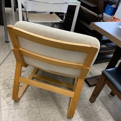 ソファチェア　ベージュ　※2400010441158の画像