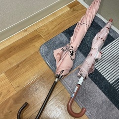 大人用傘、子供用傘、2本セットで差し上げます