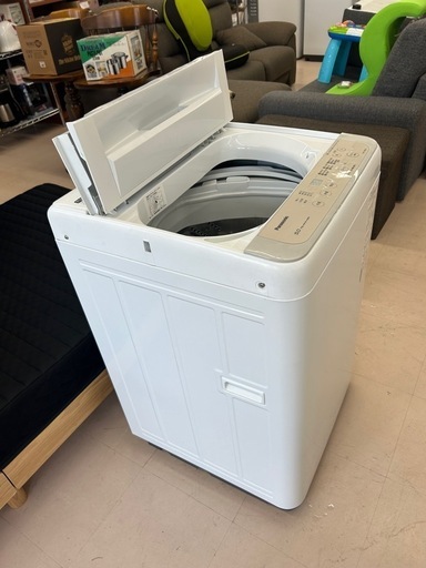 アース美原店　分解掃除済み　美品 中古★Panasonic 5㎏「からみほぐし」槽カビ予防・抗菌加工ビッグフィルター搭載!洗濯機【NA