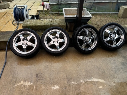 メッキホイール15インチ