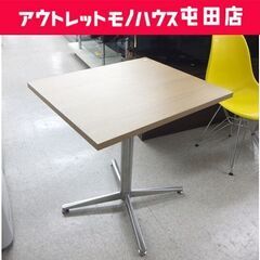 カフェテーブル 幅70×奥行60㎝ 業務用テーブル ナチュラルカラー 家具☆ 札幌市 北区 屯田 